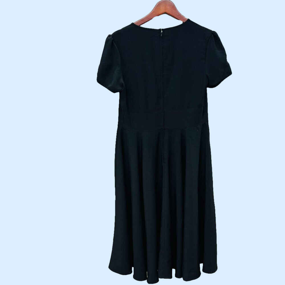 Hell Bunny Vixen SZ Lg Swing Dress Keyhole Fairy Whimsigoth Festival Holiday - Picture 3 of 11